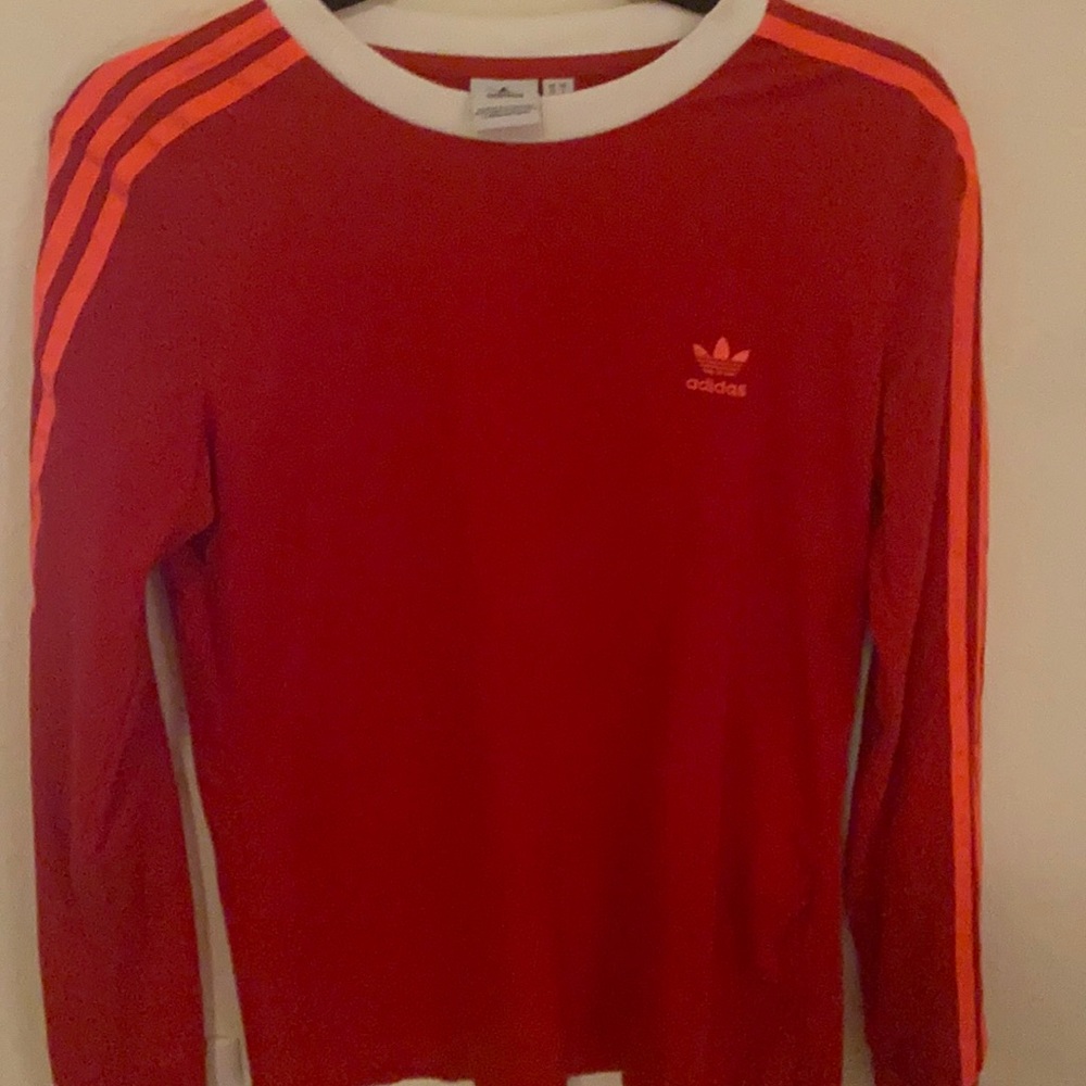 Adidas Girls 3-Stripes Tee Pink